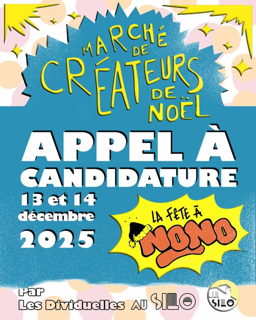 affiche candidature marché des créateurs