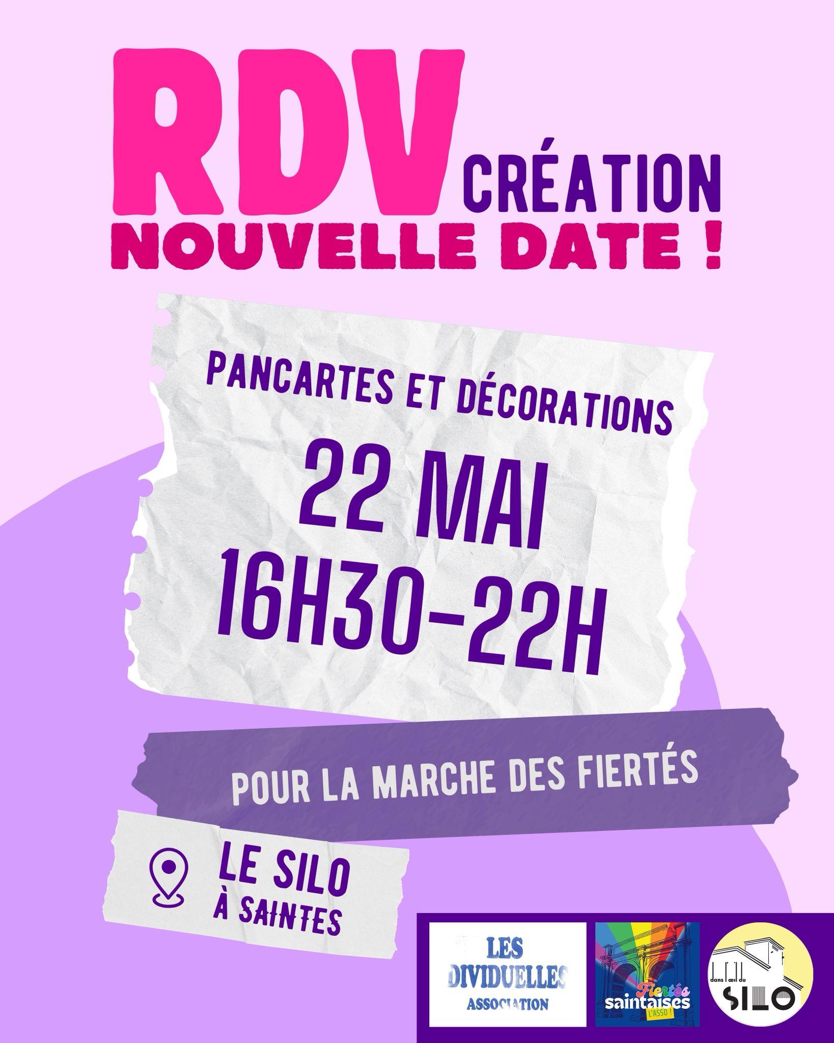 affiche 22 mai: atelier affiches pour la pride