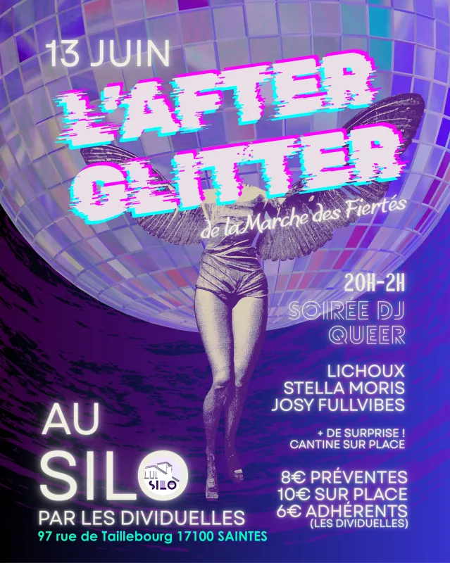 affiche after glitter 13 juin 2026