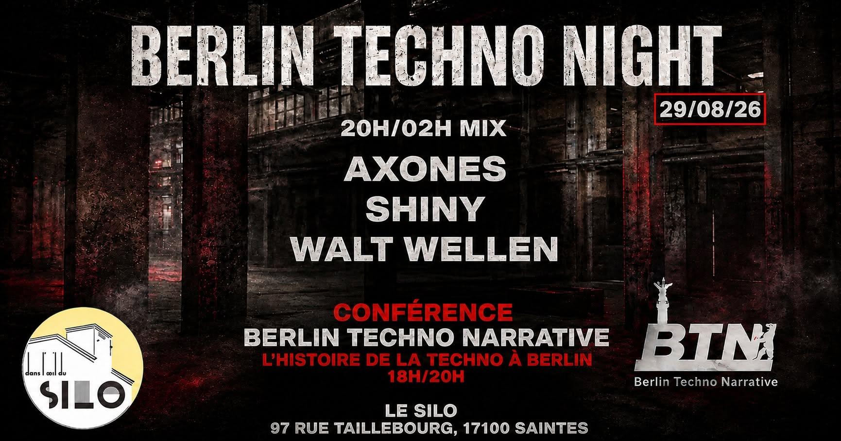 Conférence et DJ set (Axones, Shiny, Walt Wellen)