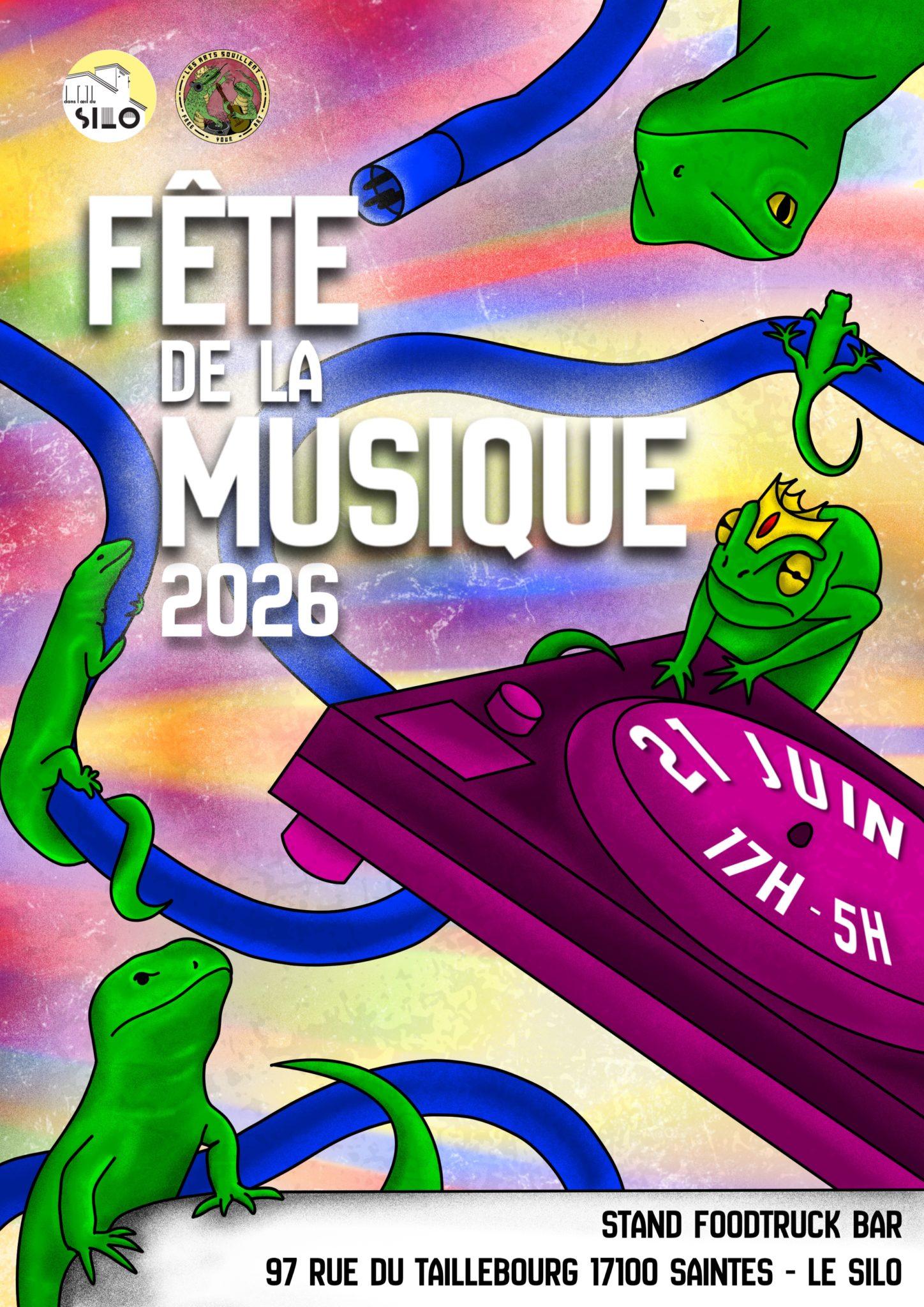 Affiche fete de la musique 21/6/26