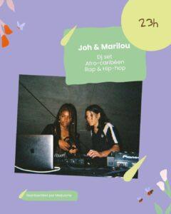 affiche DJ 19/9/26 des Bourdonnantes
