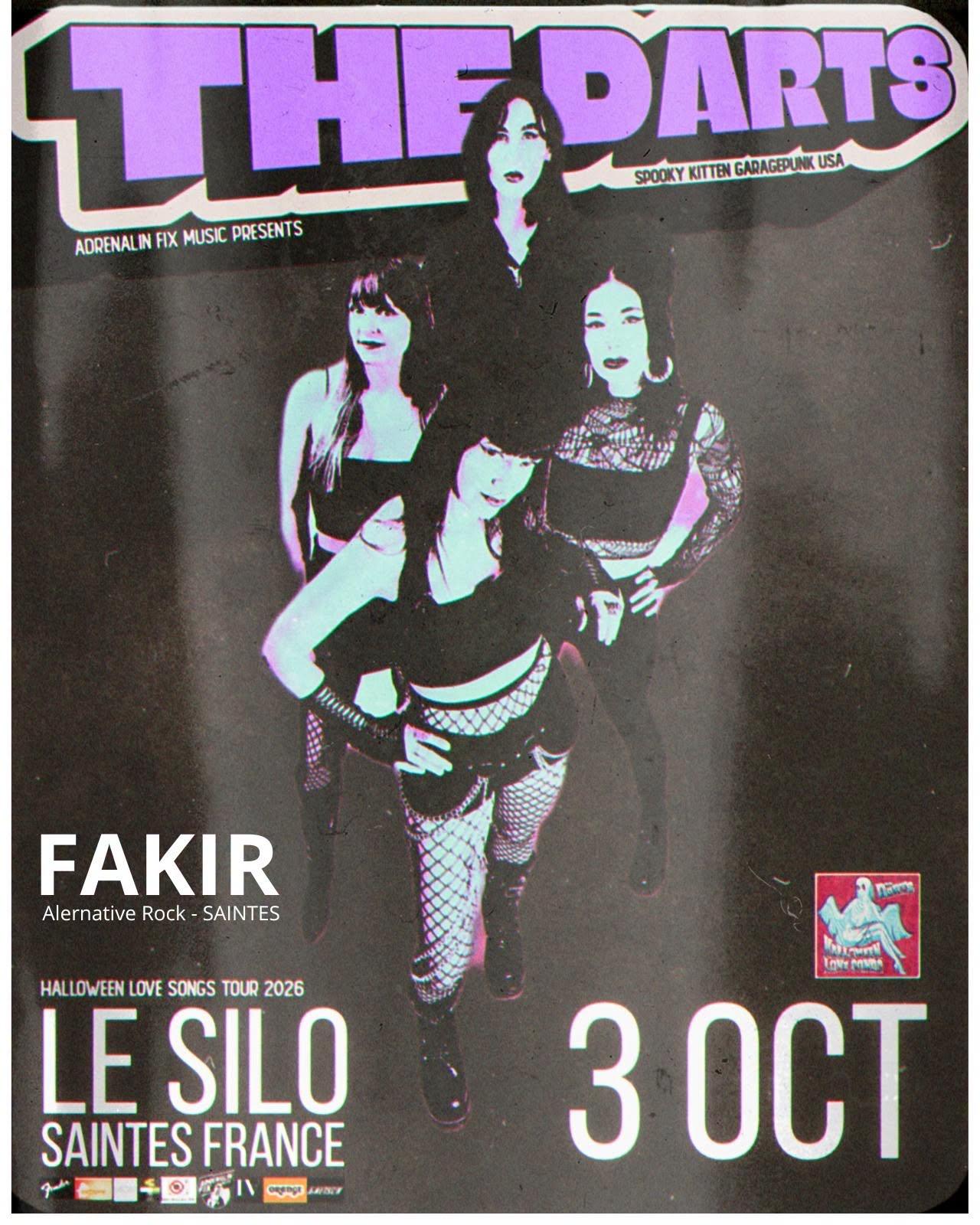 affiche de concert rock garage